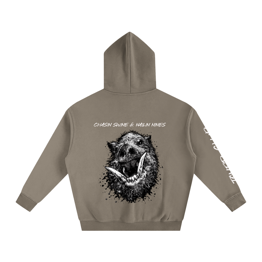 Chasin Swine n Nailin Nines Hoodie