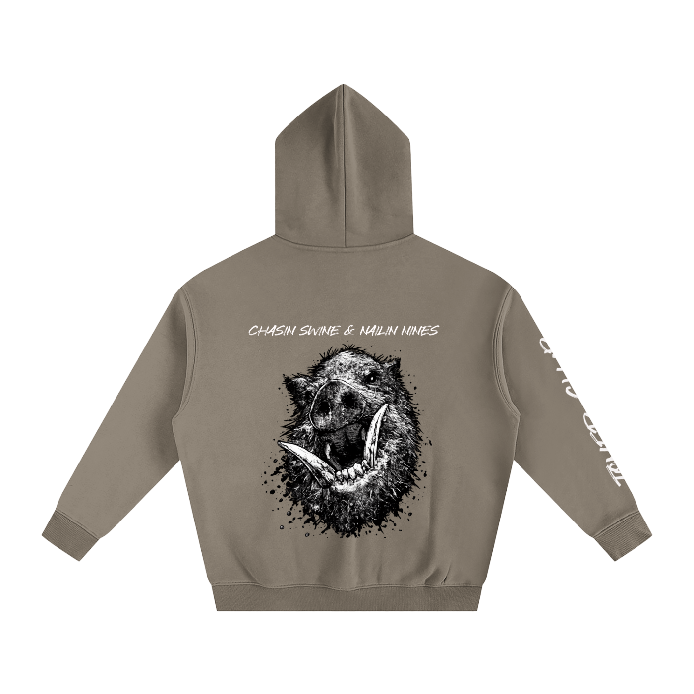 Chasin Swine n Nailin Nines Hoodie