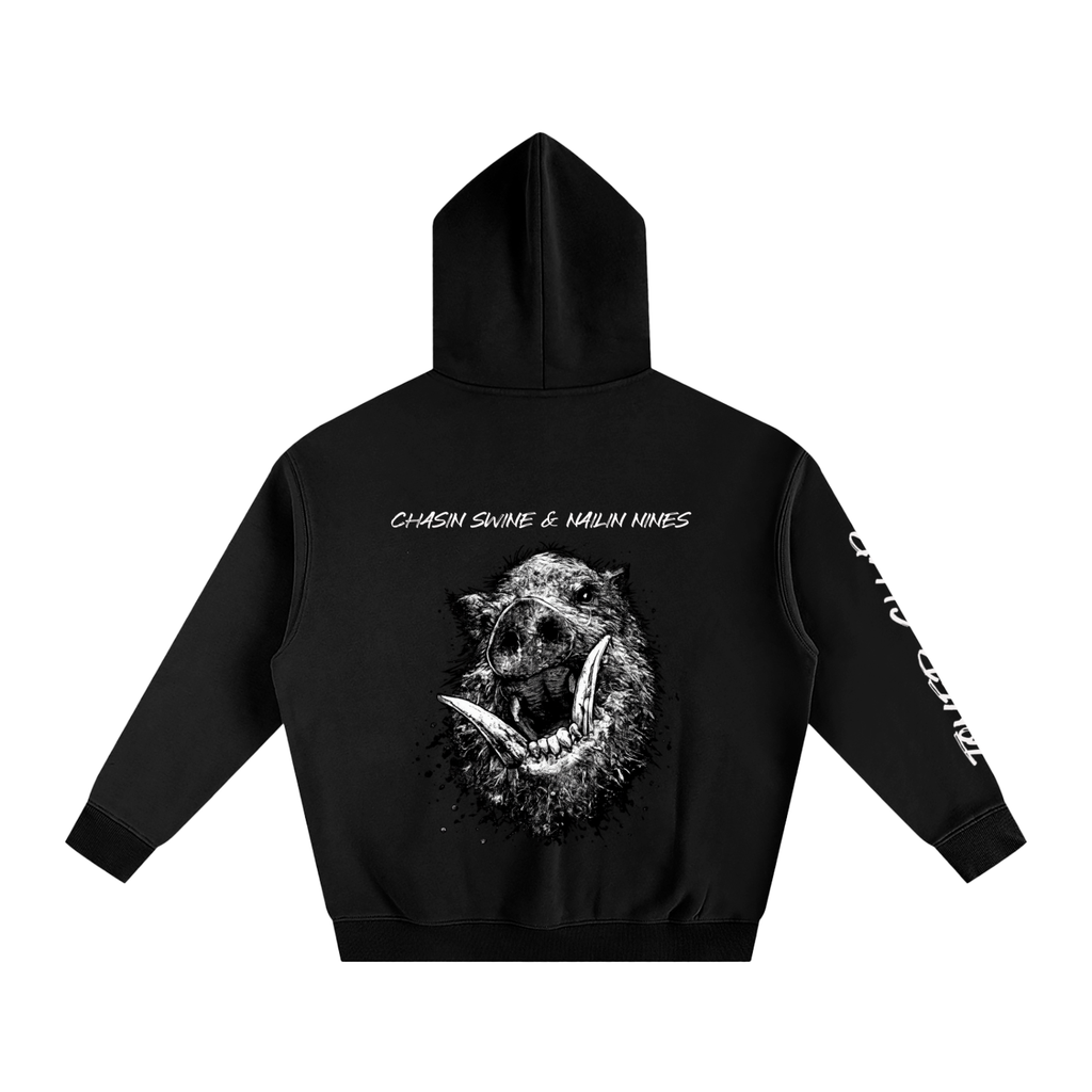 Chasin Swine n Nailin Nines Hoodie