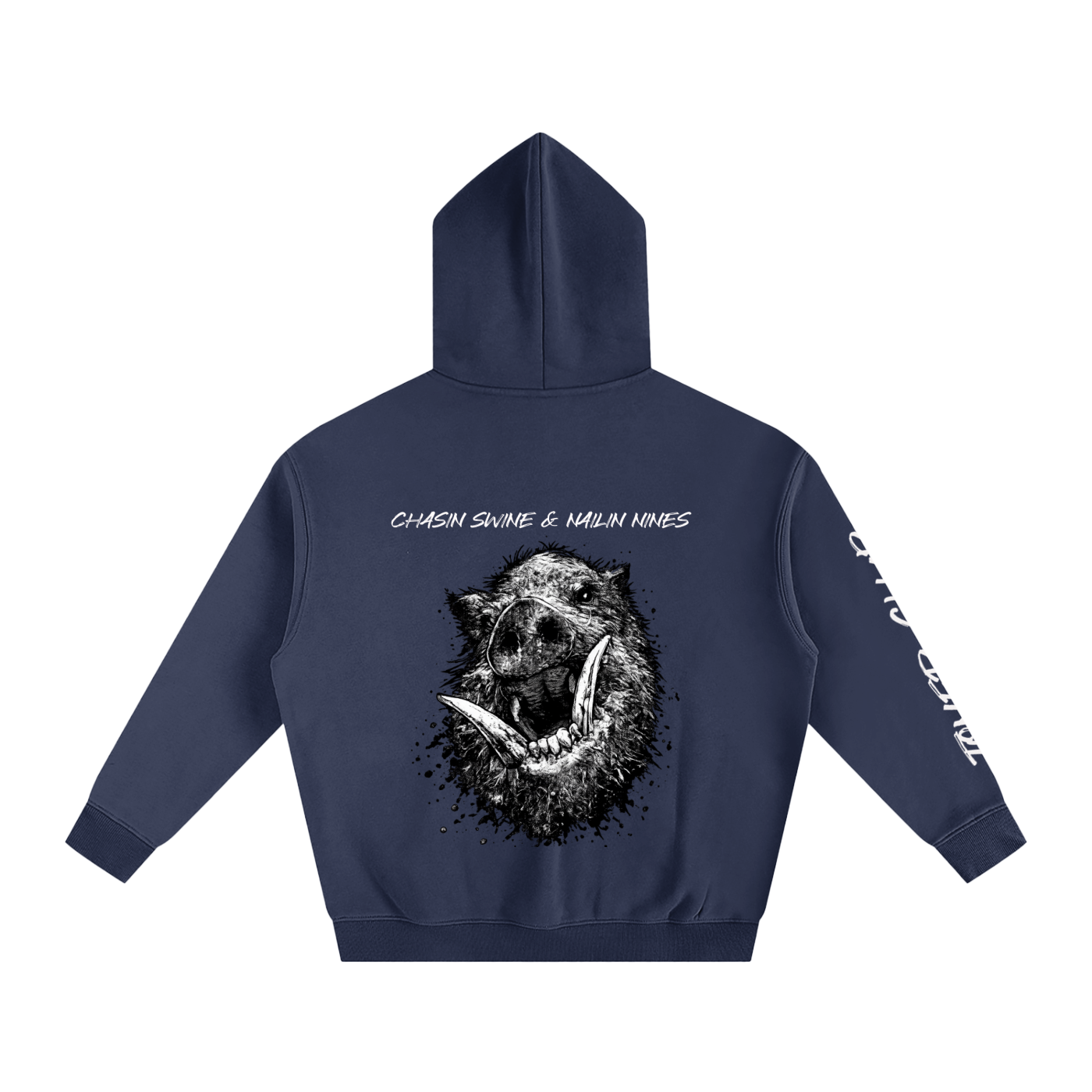 Chasin Swine n Nailin Nines Hoodie