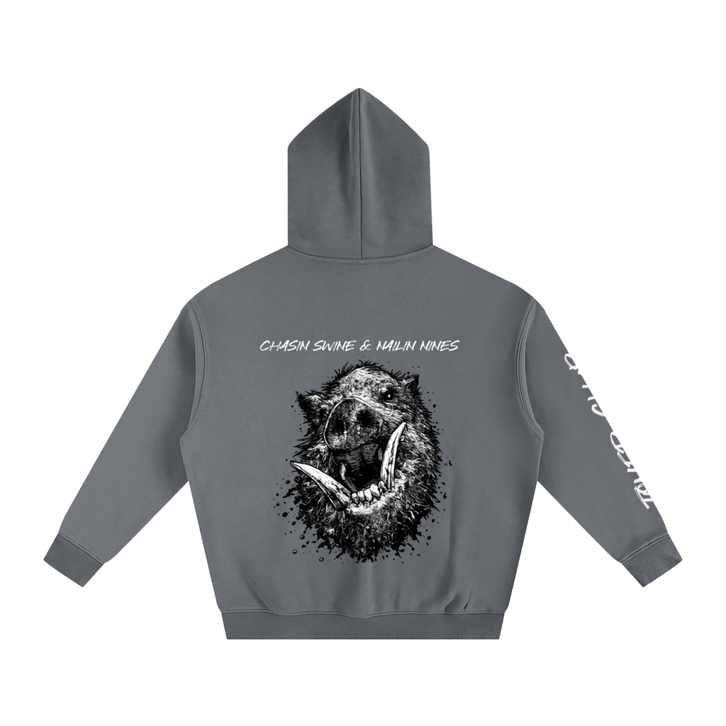 Chasin Swine n Nailin Nines Hoodie