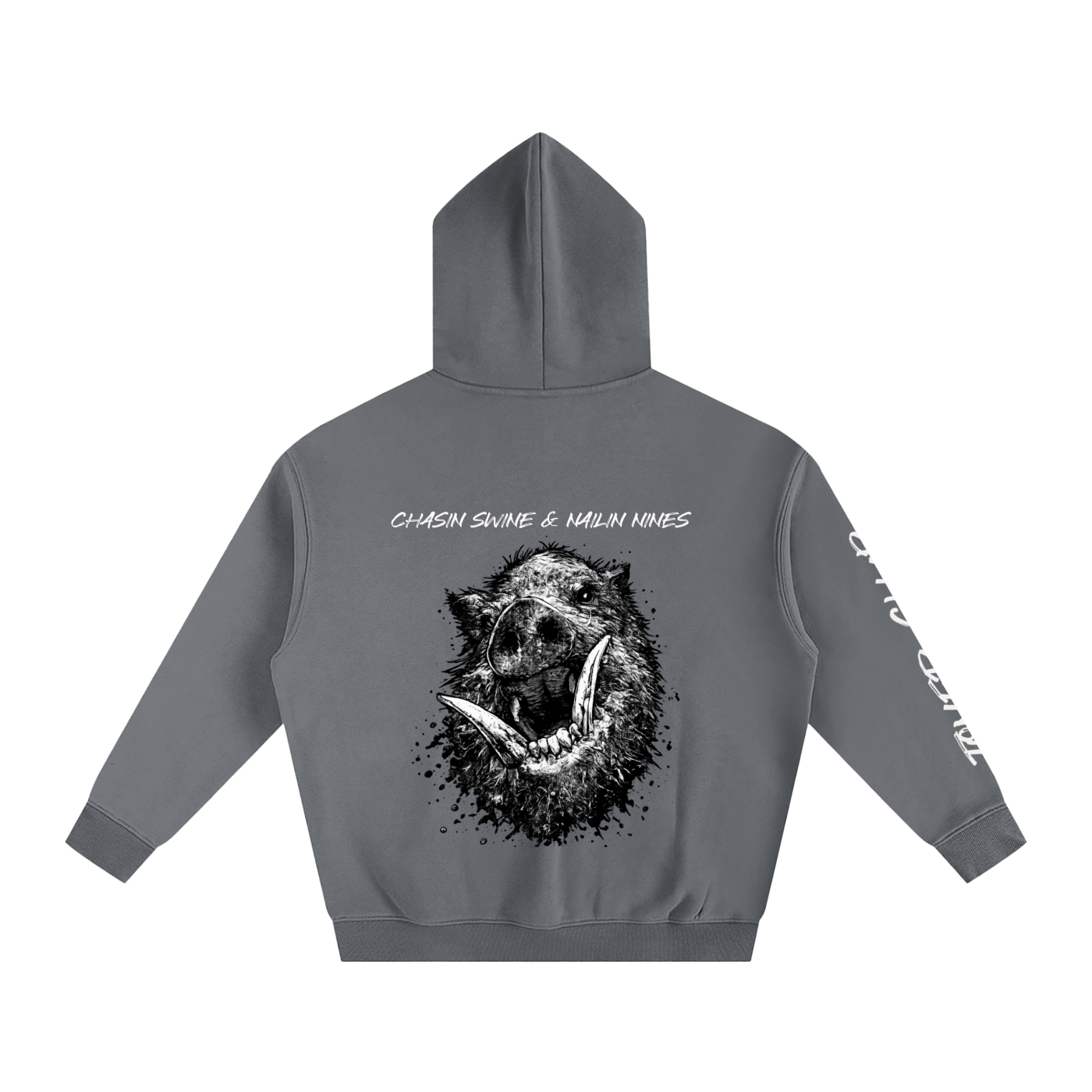 Chasin Swine n Nailin Nines Hoodie